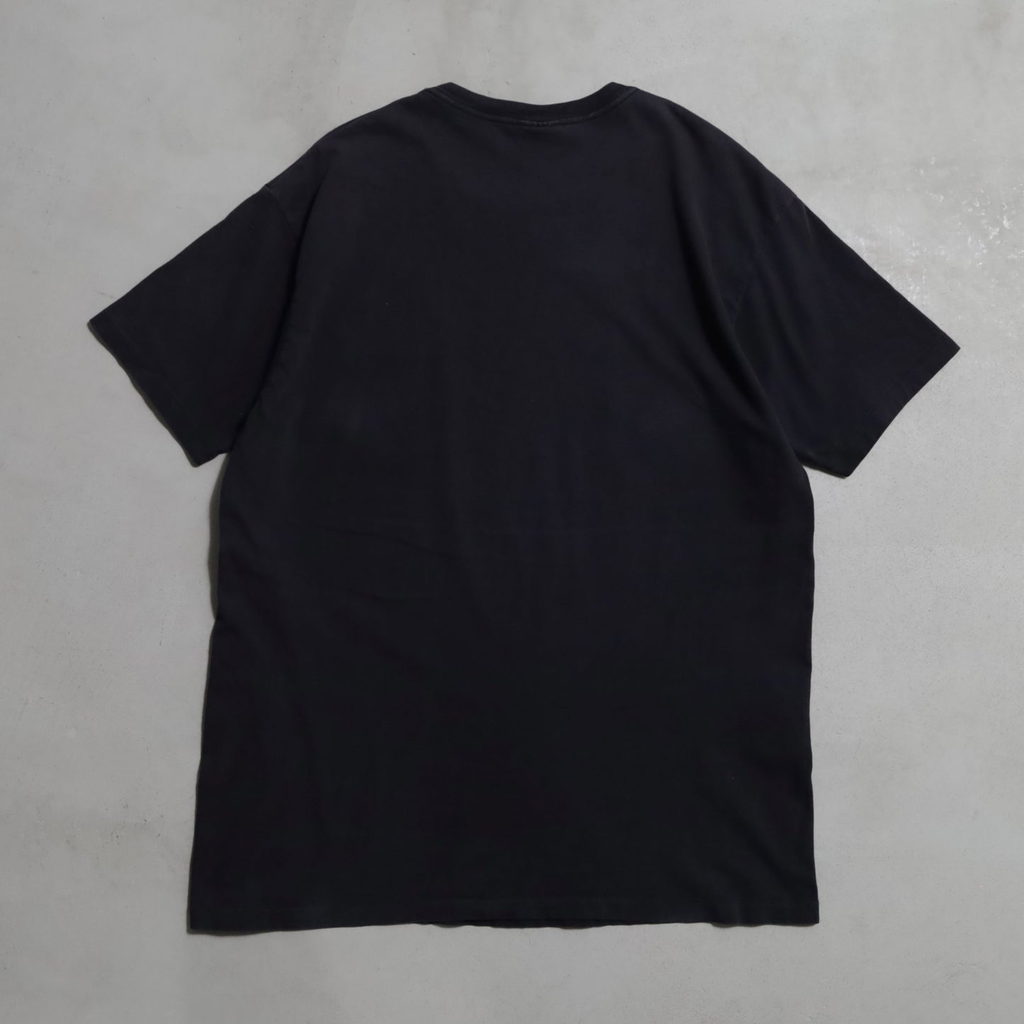 POLO BY RALPH LAUREN BLACK PLAIN T-SHIRT (ONE POCKET/MEDIUM/GOOD CONDITION)
