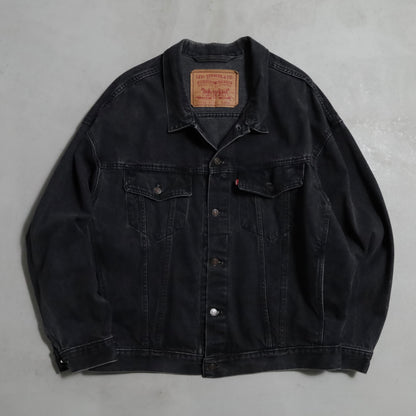 LEVI'S 70598-4159 BLACK DENIM JACKET (XLARGE/GOOD CONDITION)