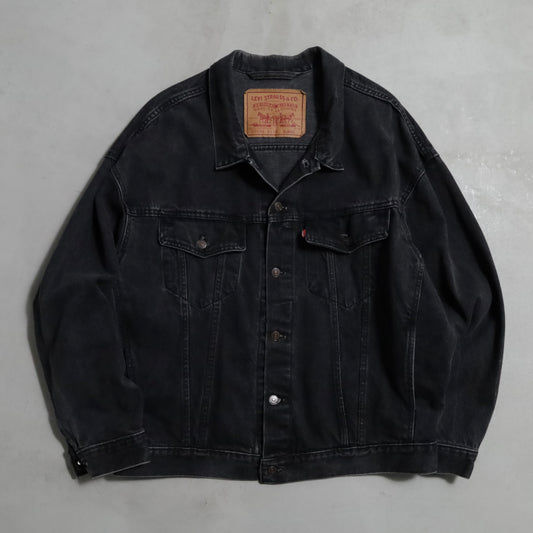 LEVI'S 70598-4159 BLACK DENIM JACKET (XLARGE/GOOD CONDITION)