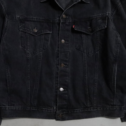 LEVI'S 70598-4159 BLACK DENIM JACKET (XLARGE/GOOD CONDITION)