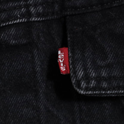LEVI'S 70598-4159 BLACK DENIM JACKET (XLARGE/GOOD CONDITION)