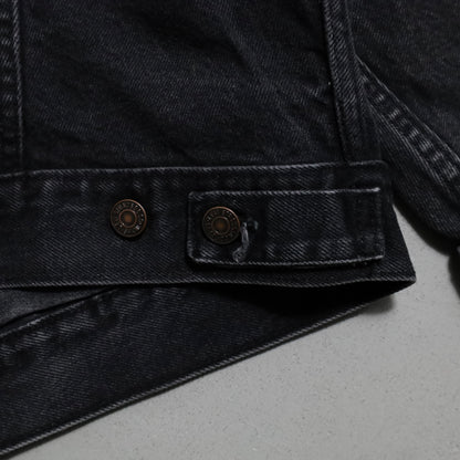 LEVI'S 70598-4159 BLACK DENIM JACKET (XLARGE/GOOD CONDITION)