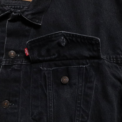 LEVI'S 70598-4159 BLACK DENIM JACKET (XLARGE/GOOD CONDITION)