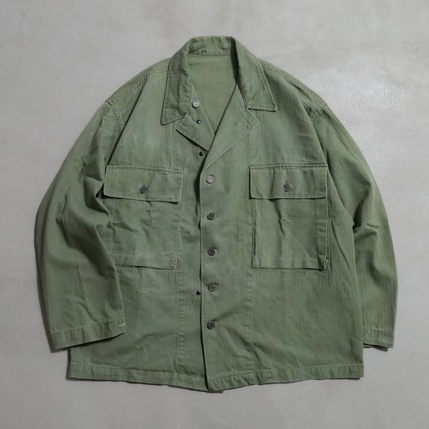 U.S.ARMY M-43 HBT JACKET (SIZE 46R/GOOD CONDITION)