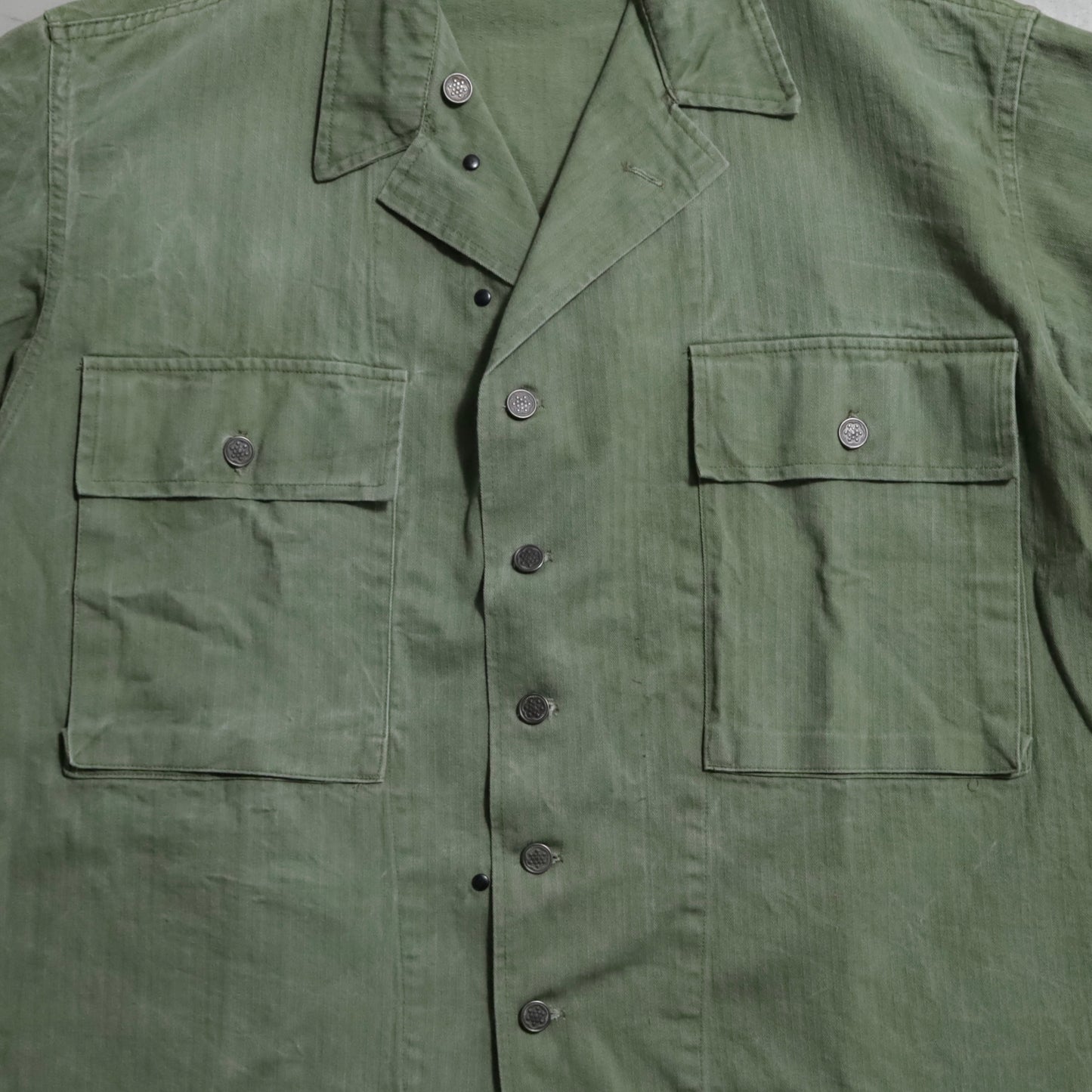 U.S.ARMY M-43 HBT JACKET (SIZE 46R/GOOD CONDITION)