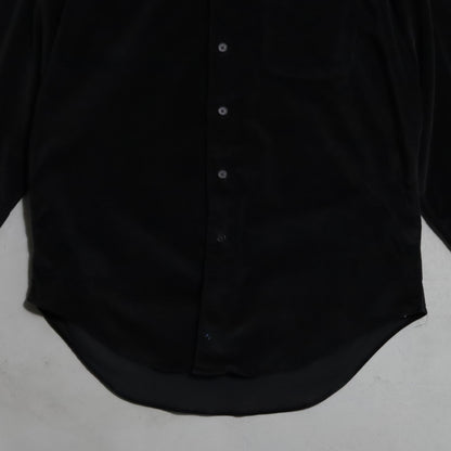POLO BY RALPH LAUREN BLACK CORDUROY SHIRT (MEDIUM/GOOD CONDITION)