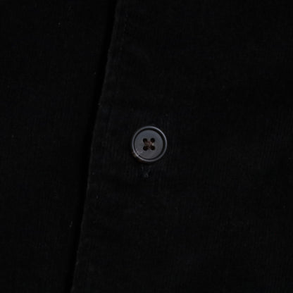 POLO BY RALPH LAUREN BLACK CORDUROY SHIRT (MEDIUM/GOOD CONDITION)