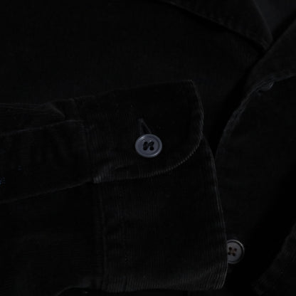 POLO BY RALPH LAUREN BLACK CORDUROY SHIRT (MEDIUM/GOOD CONDITION)
