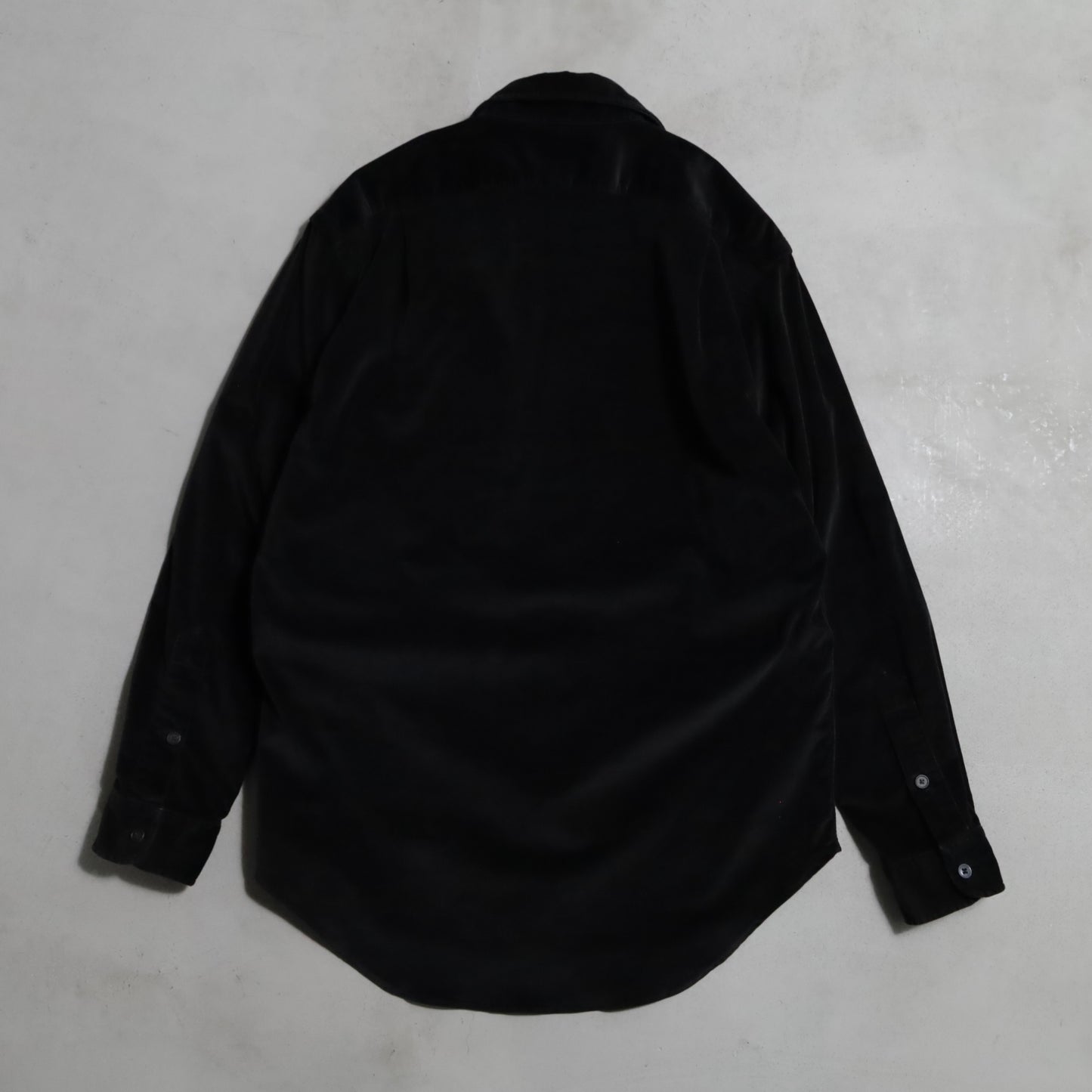 POLO BY RALPH LAUREN BLACK CORDUROY SHIRT (MEDIUM/GOOD CONDITION)