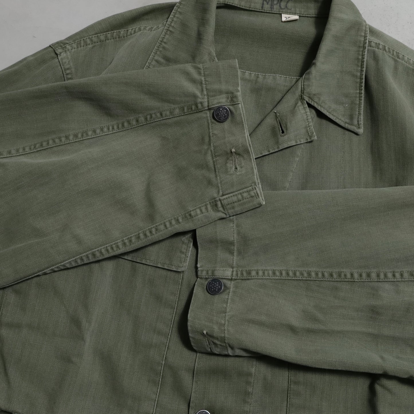 U.S.ARMY M-43 HBT JACKET (SIZE 38R/GOOD CONDITION)