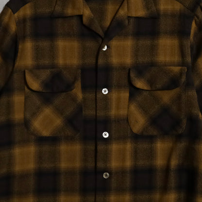 PENDLETON SHADOW PLAID WOOL BOX SHIRT (MEDIUM/GOOD CONDITION)