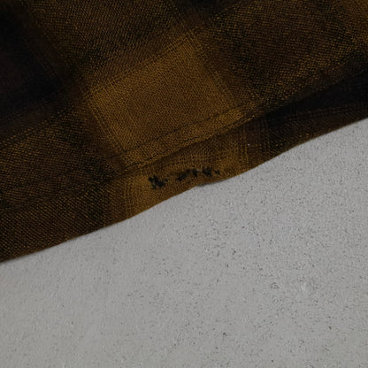 PENDLETON SHADOW PLAID WOOL BOX SHIRT (MEDIUM/GOOD CONDITION)