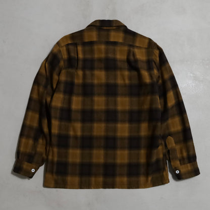 PENDLETON SHADOW PLAID WOOL BOX SHIRT (MEDIUM/GOOD CONDITION)