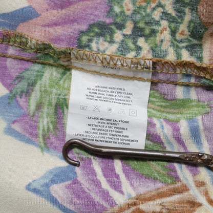 PATALOHA "MATSON MENU PATTERN" HAWAIIAN SHIRT (1994's/BY EUGENE SAVAGE/VERY GOOD CONDITION)
