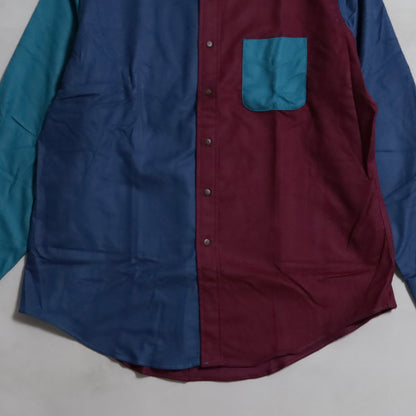 DEAD STOCK ORVIS CRAZY PATTERN CHAMOIS CLOTH SHIRT (XLARGE)