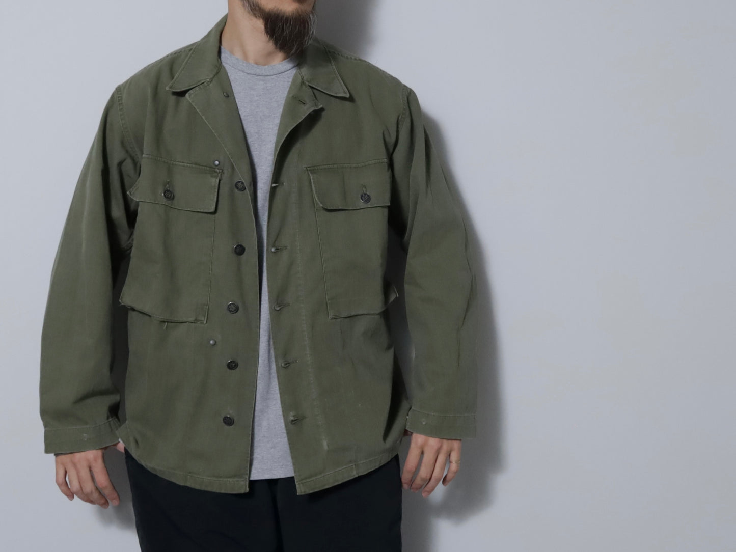 U.S.ARMY M-43 HBT JACKET (SIZE 38R/GOOD CONDITION)