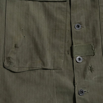 WWII U.S.NAVY HBT UTILITY JACKET (DOWN POCKET/GOOD CONDITION)