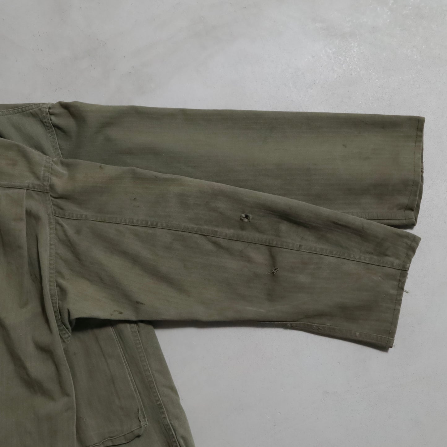 WWII U.S.NAVY HBT UTILITY JACKET (DOWN POCKET/GOOD CONDITION)