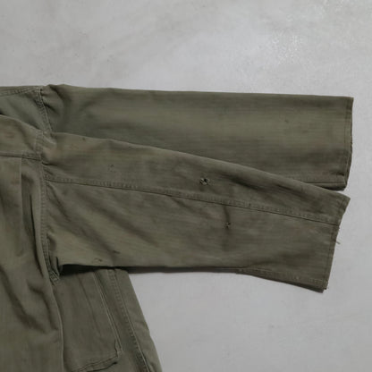 WWII U.S.NAVY HBT UTILITY JACKET (DOWN POCKET/GOOD CONDITION)