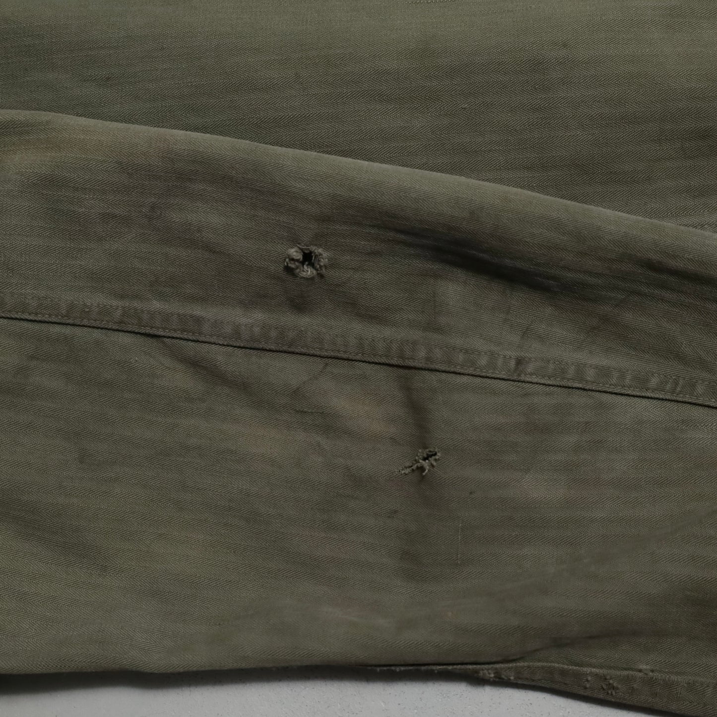 WWII U.S.NAVY HBT UTILITY JACKET (DOWN POCKET/GOOD CONDITION)