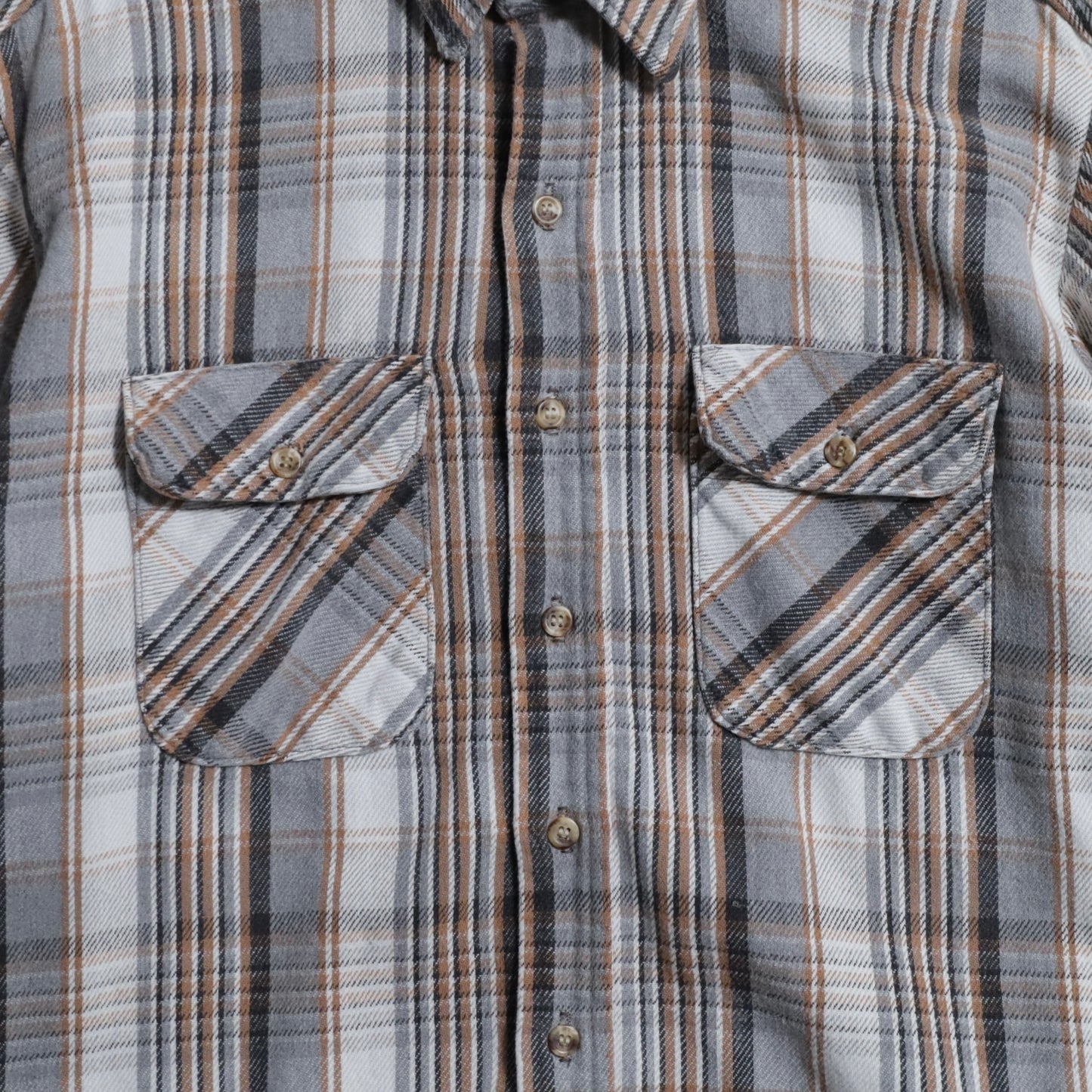 FIVEBROTHER PLAID HEAVY FLANNEL SHIRT (XLARGE/GOOD CONDITION)