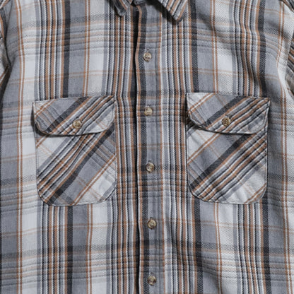 FIVEBROTHER PLAID HEAVY FLANNEL SHIRT (XLARGE/GOOD CONDITION)