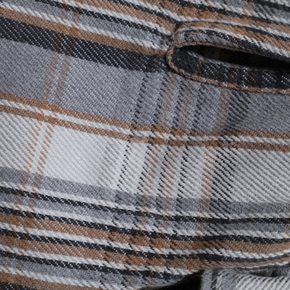 FIVEBROTHER PLAID HEAVY FLANNEL SHIRT (XLARGE/GOOD CONDITION)