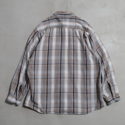 FIVEBROTHER PLAID HEAVY FLANNEL SHIRT (XLARGE/GOOD CONDITION)