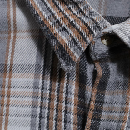 FIVEBROTHER PLAID HEAVY FLANNEL SHIRT (XLARGE/GOOD CONDITION)