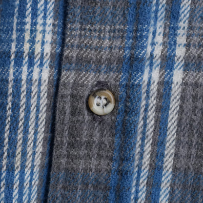 FIVEBROTHER PLAID HEAVY FLANNEL SHIRT (LARGE/GOOD CONDITION)