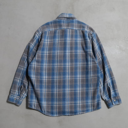 FIVEBROTHER PLAID HEAVY FLANNEL SHIRT (LARGE/GOOD CONDITION)