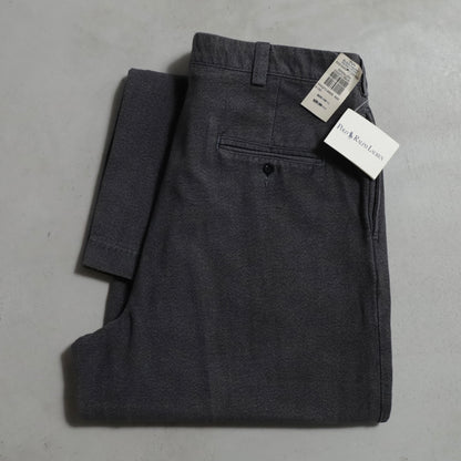 DEAD STOCK POLO BY RALPH LAUREN BLACK COVERT TROUSERS (W38/L32)