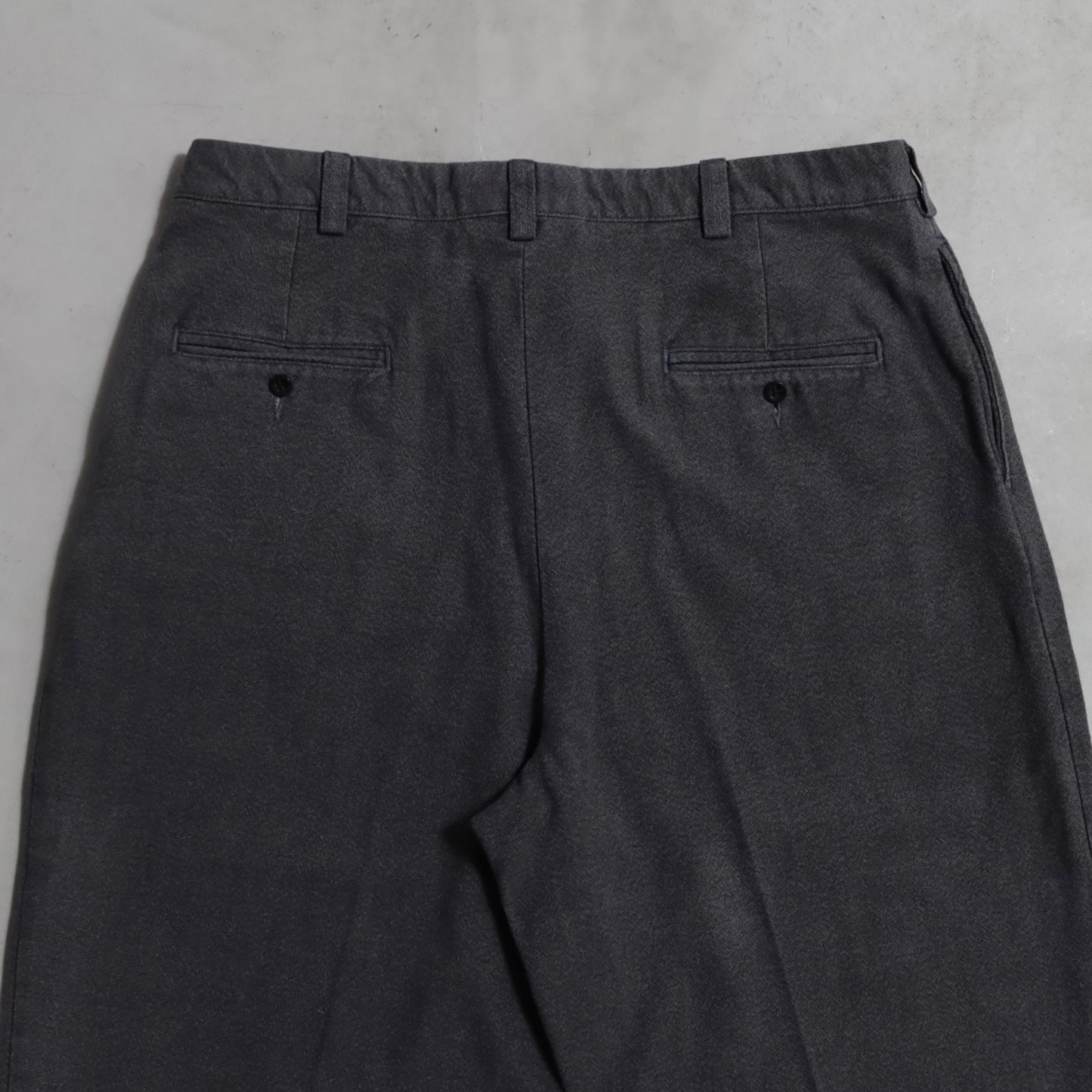 DEAD STOCK POLO BY RALPH LAUREN BLACK COVERT TROUSERS (W38/L32)