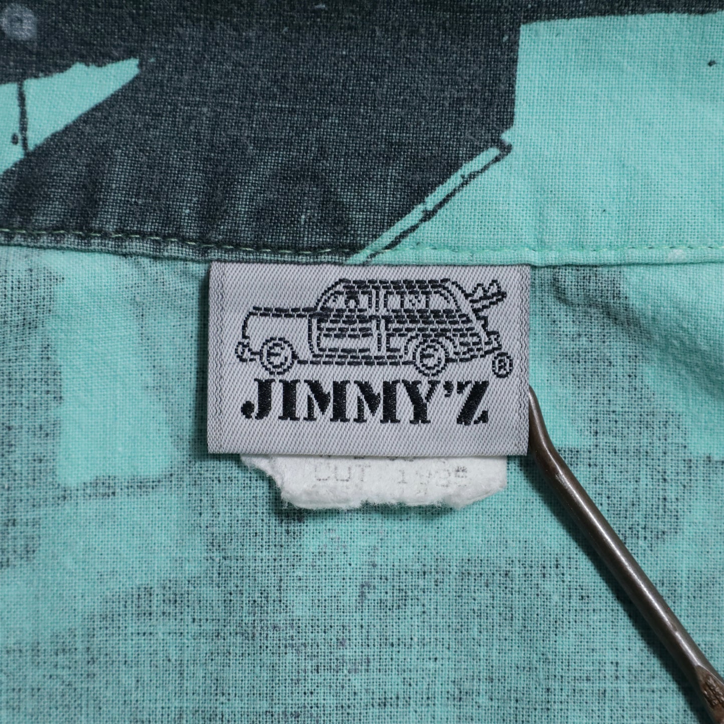 JIMMY'S ALL-OVER PATTERN S/S SHIRT (SMALL/GOOD CONDITION)