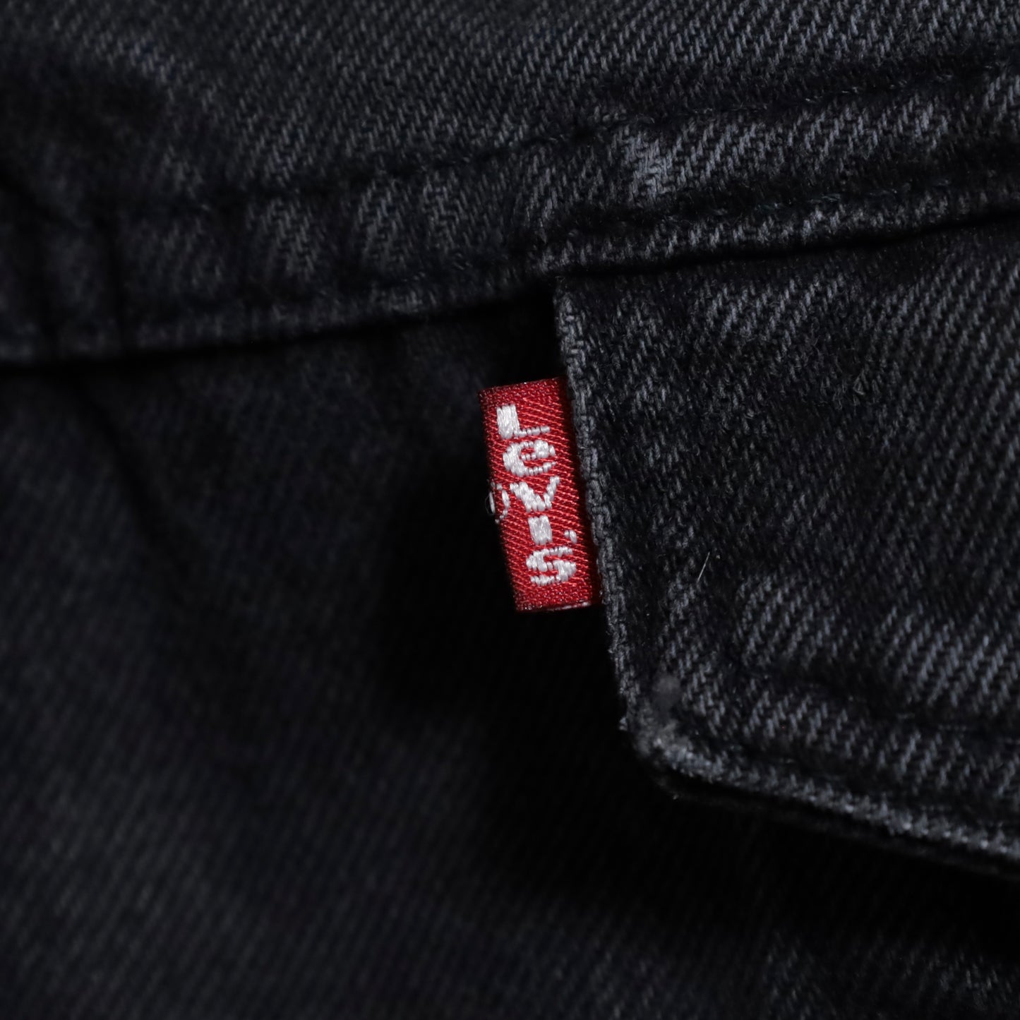LEVI'S 70609-0270 BLACK DENIM BOA RANCH JACKET (LARGE/GOOD CONDITION)