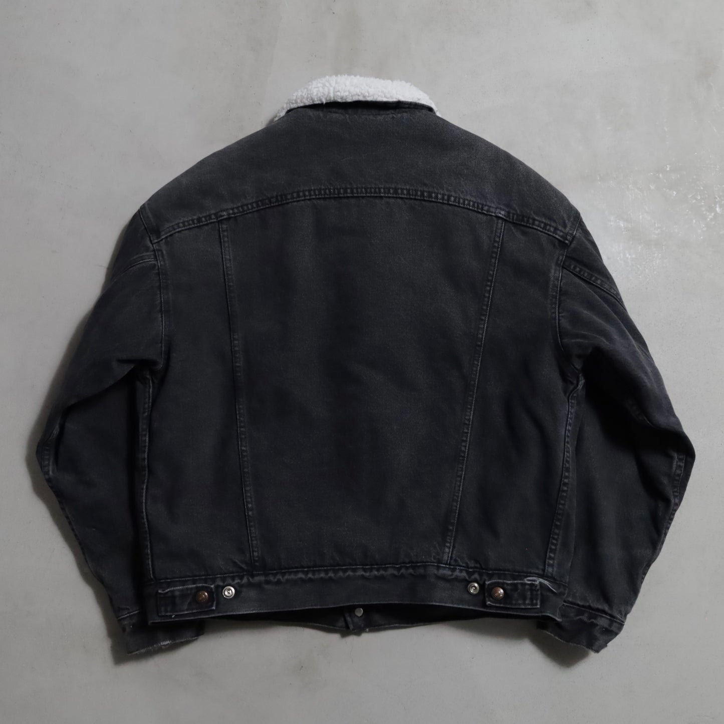 LEVI'S 70609-0270 BLACK DENIM BOA RANCH JACKET (LARGE/GOOD CONDITION)