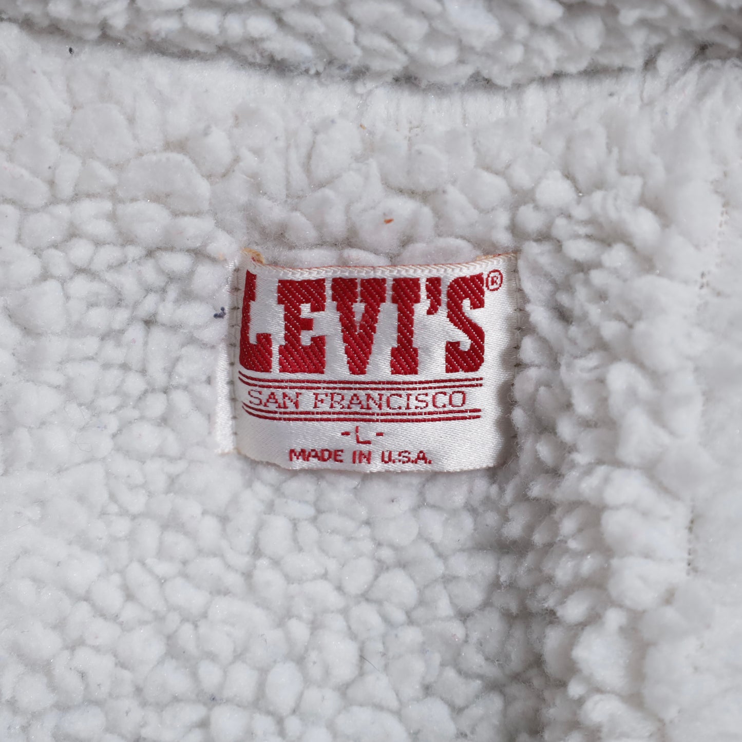 LEVI'S 70609-0270 BLACK DENIM BOA RANCH JACKET (LARGE/GOOD CONDITION)