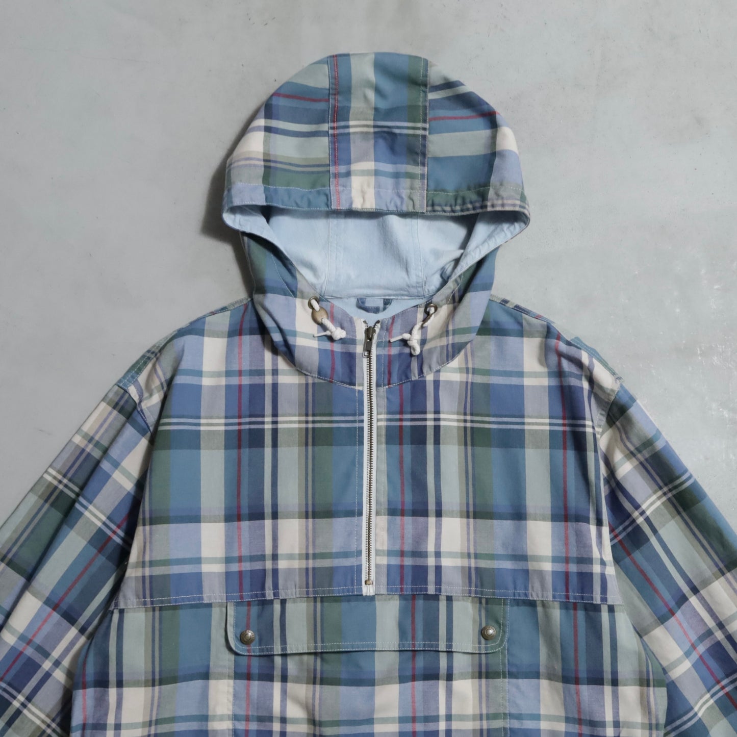 EDDIE BAUER PLAID COTTON ANORACK (MEDIUM/GOOD CONDITION)