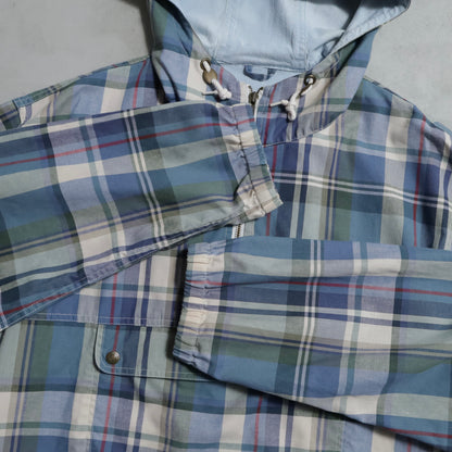 EDDIE BAUER PLAID COTTON ANORACK (MEDIUM/GOOD CONDITION)