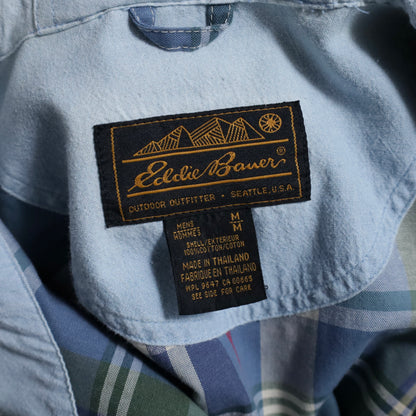 EDDIE BAUER PLAID COTTON ANORACK (MEDIUM/GOOD CONDITION)