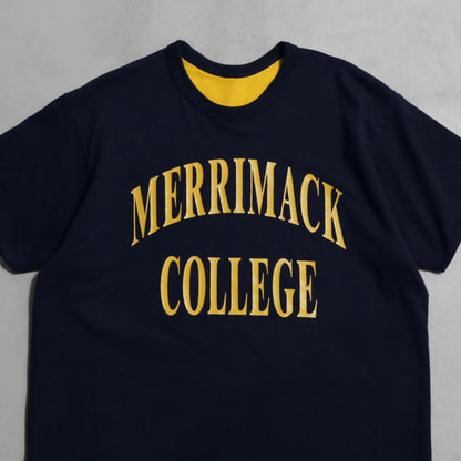 CHAMPION "MERRIMACK COLLEGE" W/F T-SHIRT (XLARGE/GOOD CONDITION)