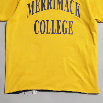 CHAMPION "MERRIMACK COLLEGE" W/F T-SHIRT (XLARGE/GOOD CONDITION)