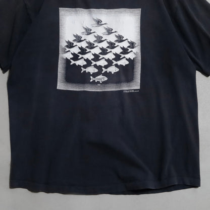 M.C.ESCHER ART T-SHIRT (XLARGE/GOOD CONDITION)