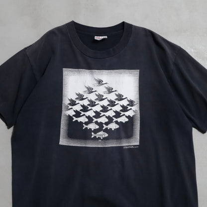 M.C.ESCHER ART T-SHIRT (XLARGE/GOOD CONDITION)