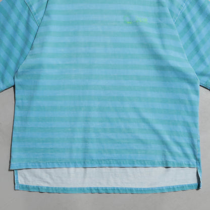 QUIKSILVER STRIPED PATTERN T-SHIRT (LARGE/GOOD CONDITION)