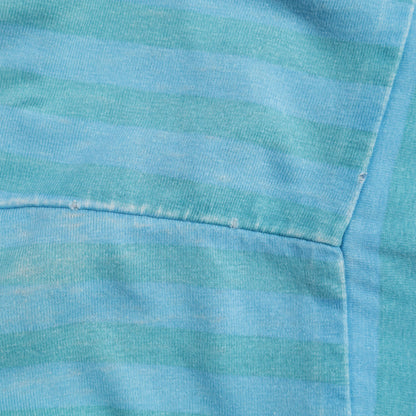 QUIKSILVER STRIPED PATTERN T-SHIRT (LARGE/GOOD CONDITION)