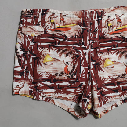 PILGRM HAWAIIAN SWIM SHORTS (16-16 1/2 M-L/GOOD CONDITION)