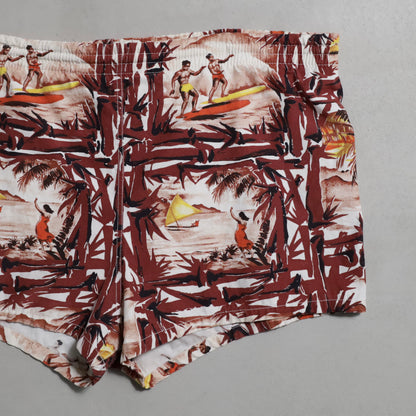 PILGRM HAWAIIAN SWIM SHORTS (16-16 1/2 M-L/GOOD CONDITION)