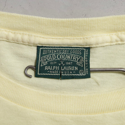 POLO COUNTRY PLAIN T-SHIRT (ONE POCKET/XLARGE/GOOD CONDITION)