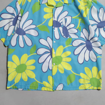J.CREW ALL-OVER PATTERN COTTON HAWAIIAN SHIRT (XLARGE/GOOD CONDITION)